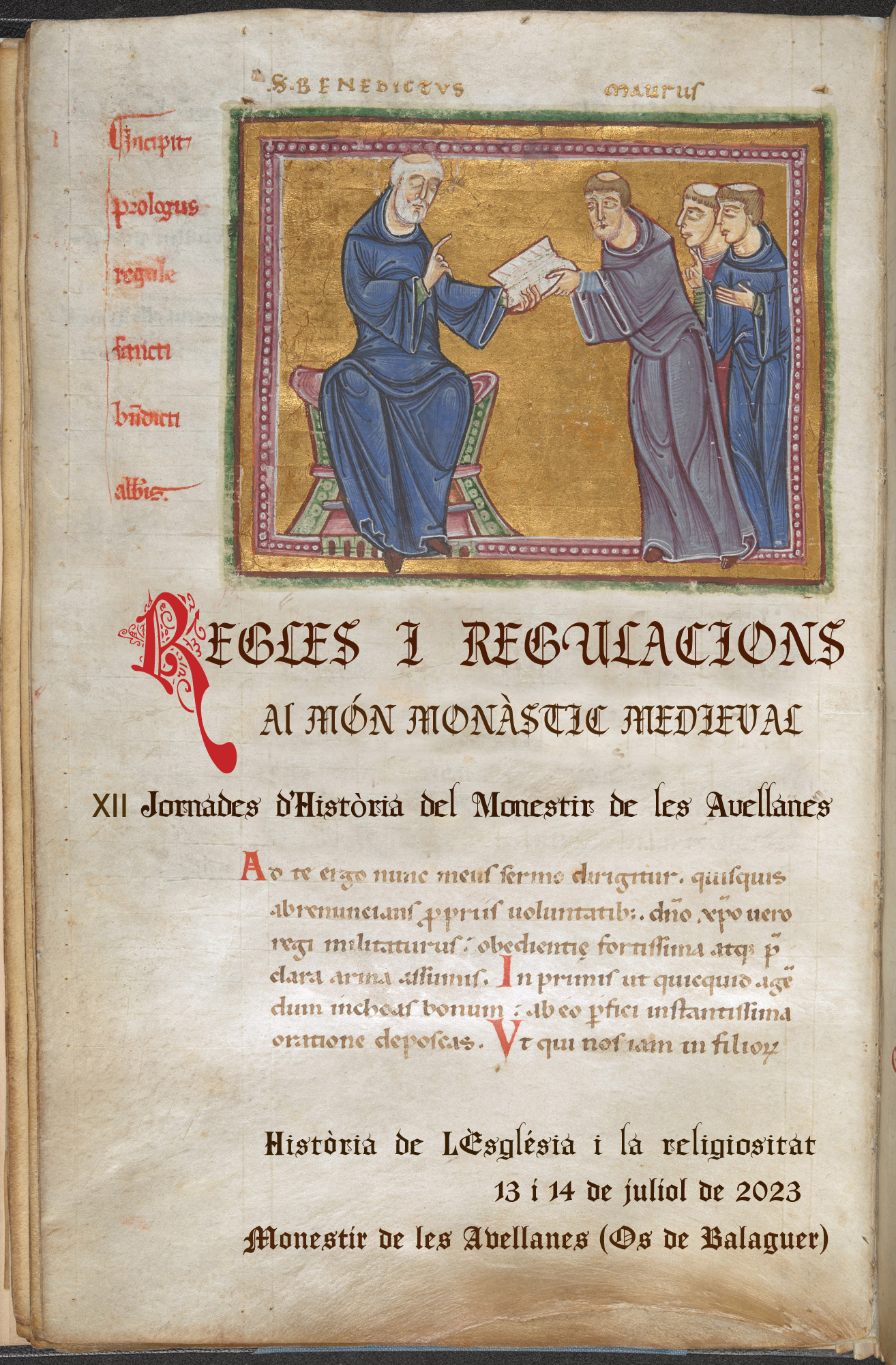 12es Jornades d'Història del Monestir de les Avellanes