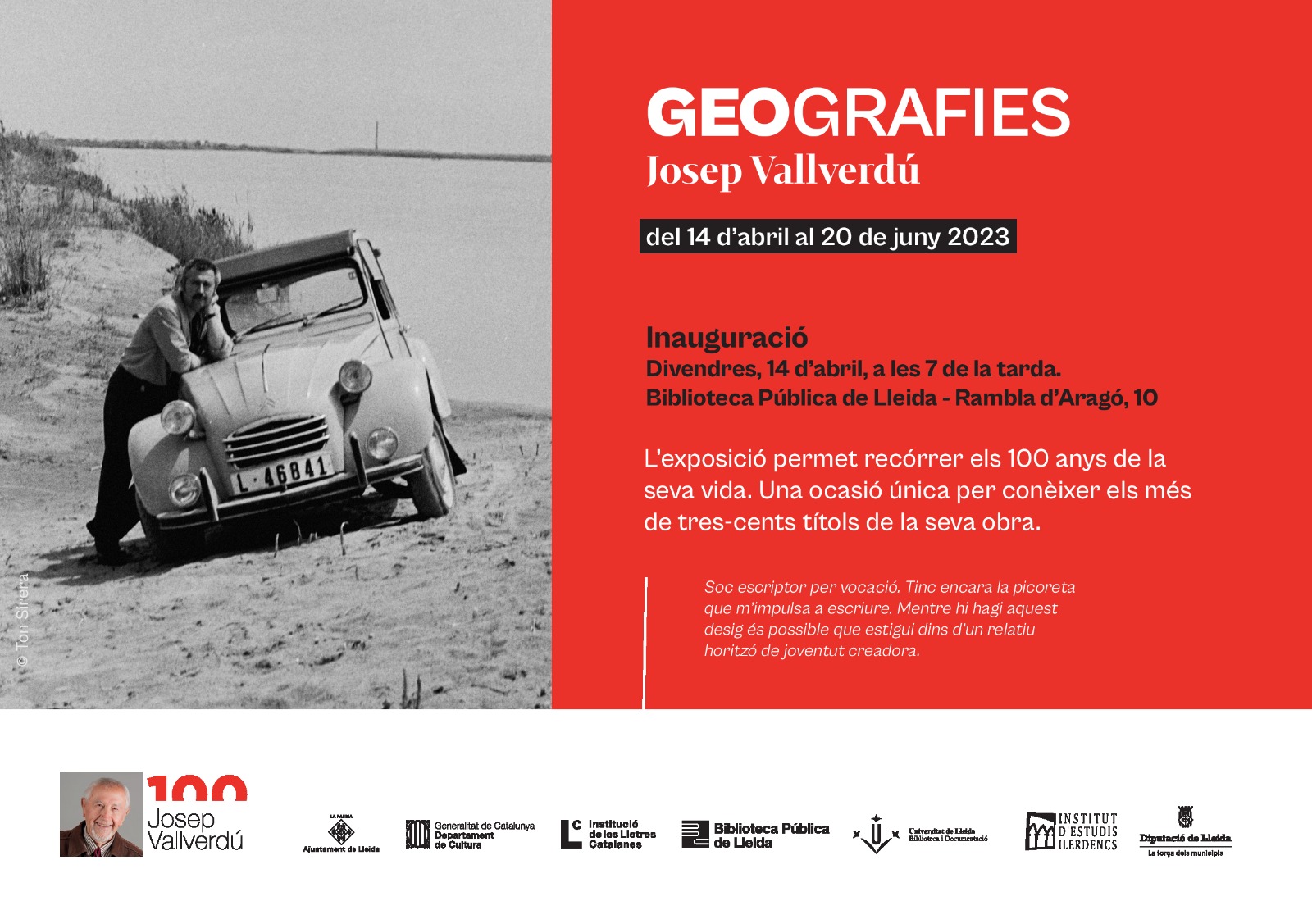 Exposició: GEOGRAFIES Josep Vallverdú