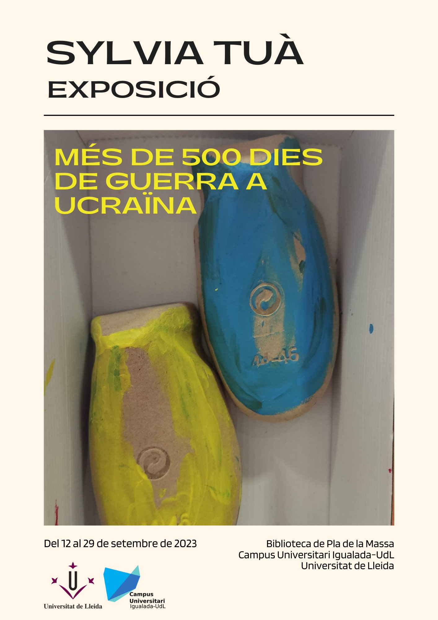 Exposició: Mès de 500 dies de guerra a Ucraïna, de Sylvia Tuà Exposició: Mès de 500 dies de guerra a Ucraïna, de Sylvia Tuà