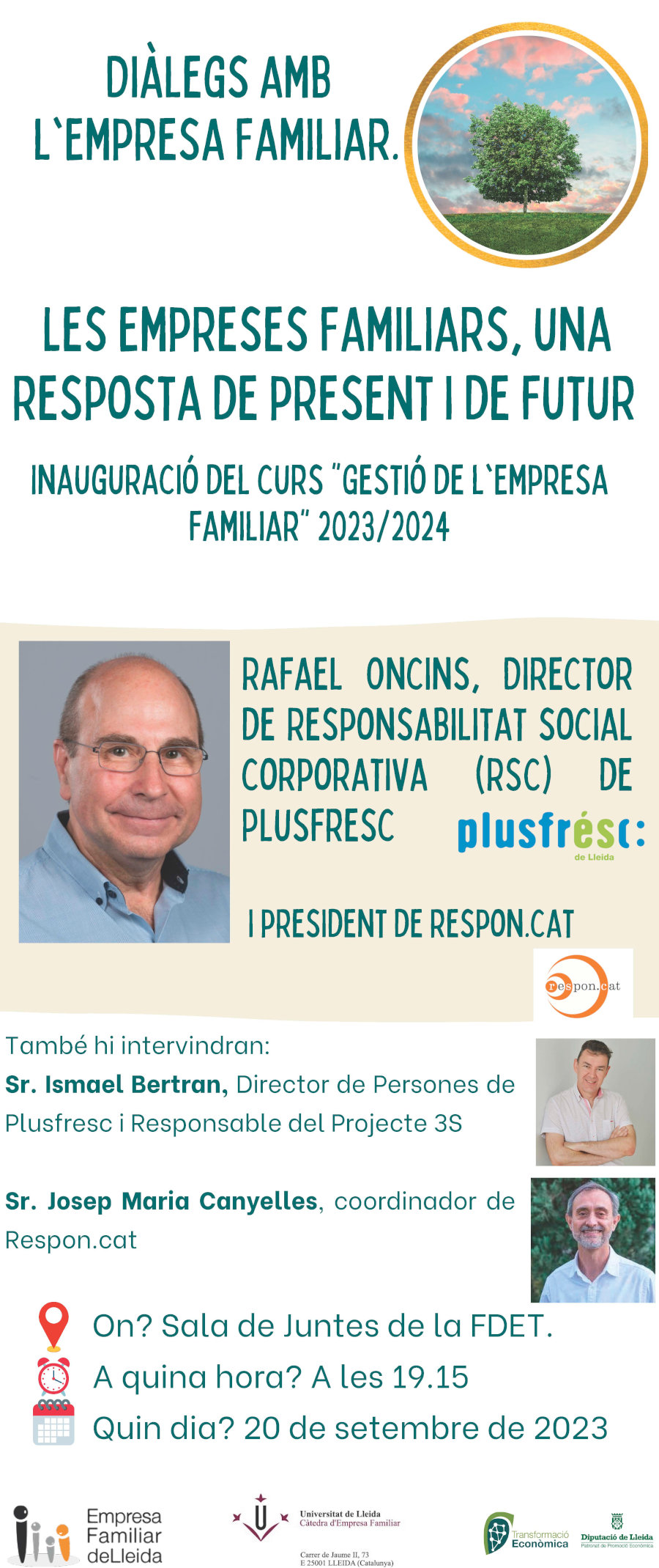 Inauguració del curs: Gestió de l'empresa familiar