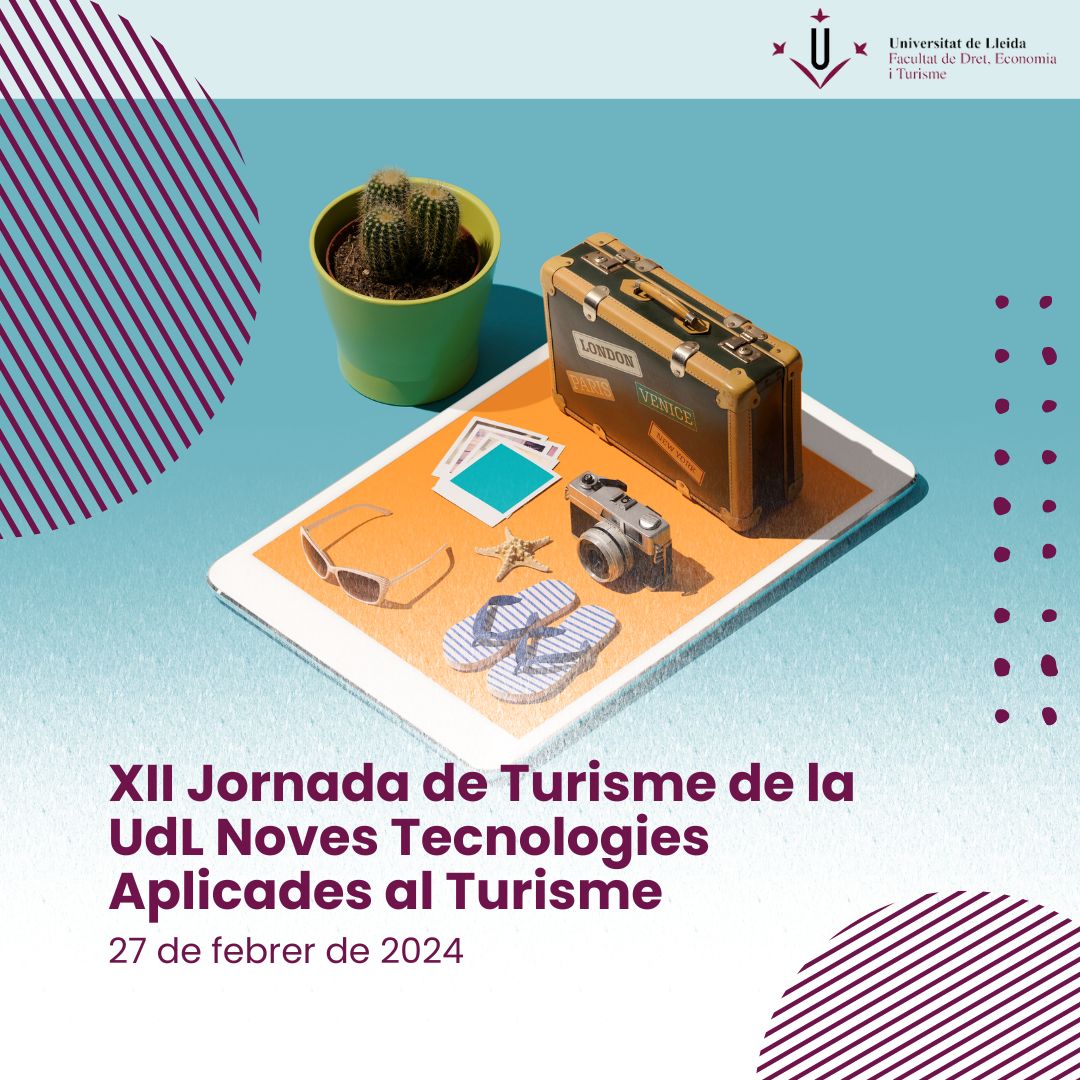 XII Jornada de Turisme de la UdL XII Jornada de Turisme de la UdL
