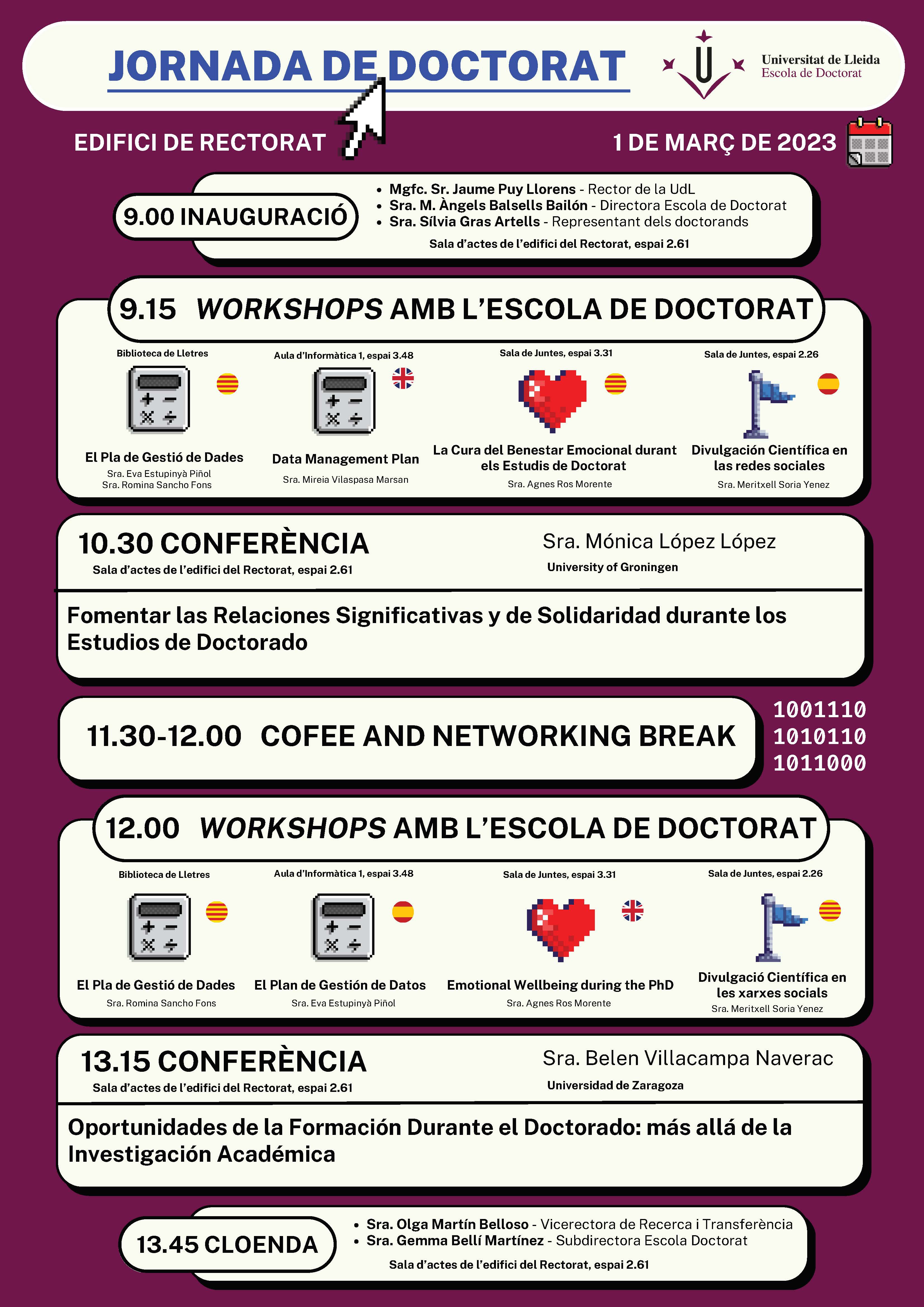 IX Jornada de Doctorat de la Universitat de Lleida IX Jornada de Doctorat de la Universitat de Lleida