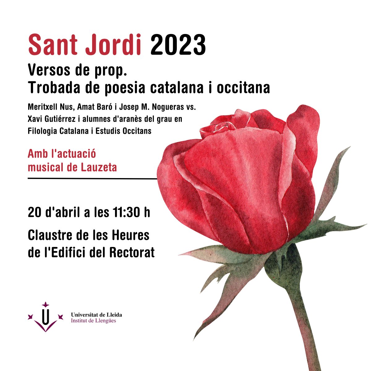 Versos de prop. Trobada de poesia catalana i occitana Versos de prop. Trobada de poesia catalana i occitana