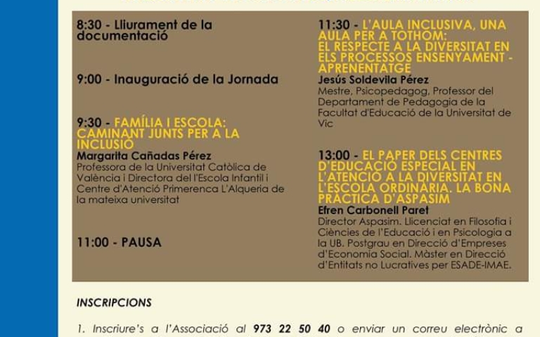 10a Jornada tècnica Down Lleida