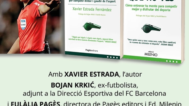 Presentació dels llibres: El partit que no veus (Pagès Editors) / El partido que no ves (Milenio)