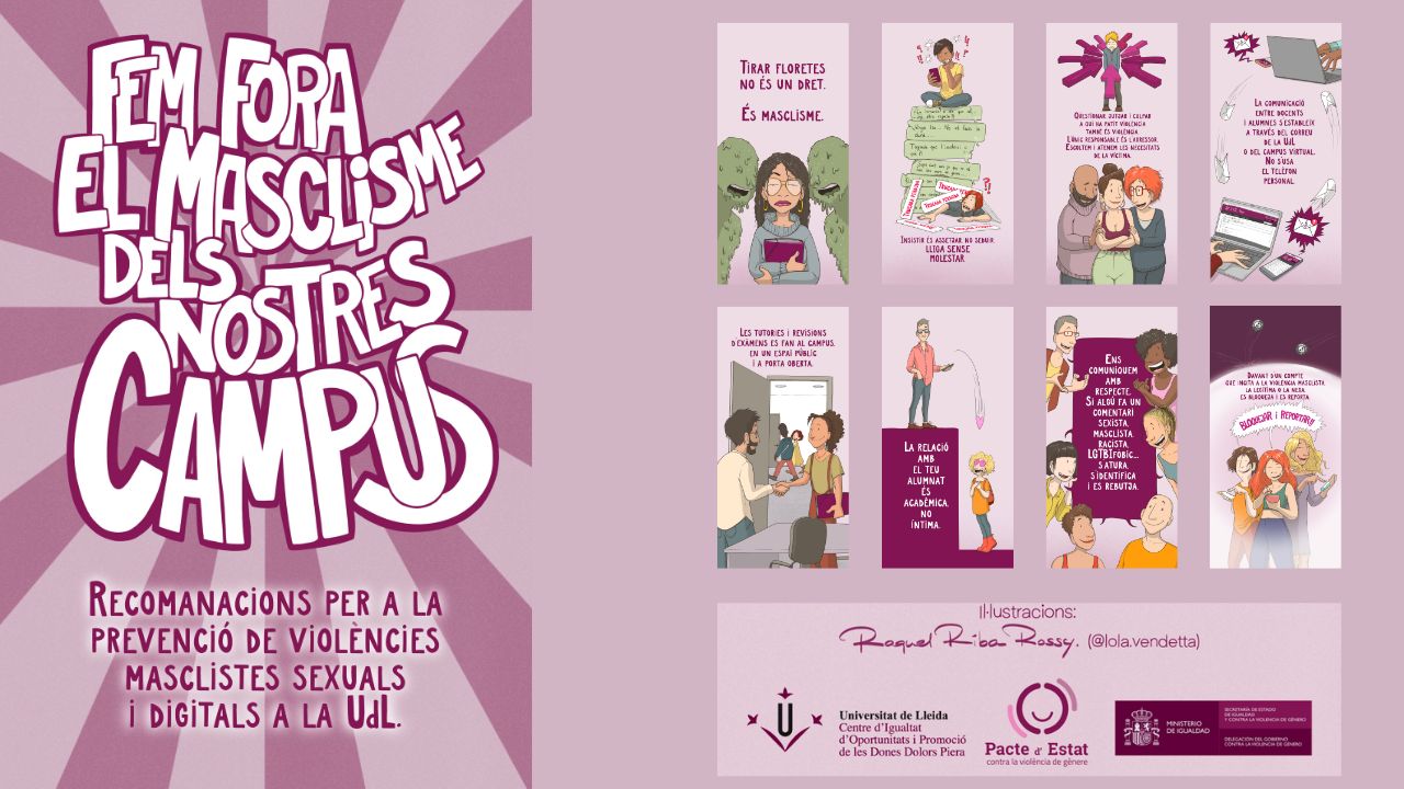 Exposició: Fem fora el masclisme dels nostres campus / Lola Vendetta