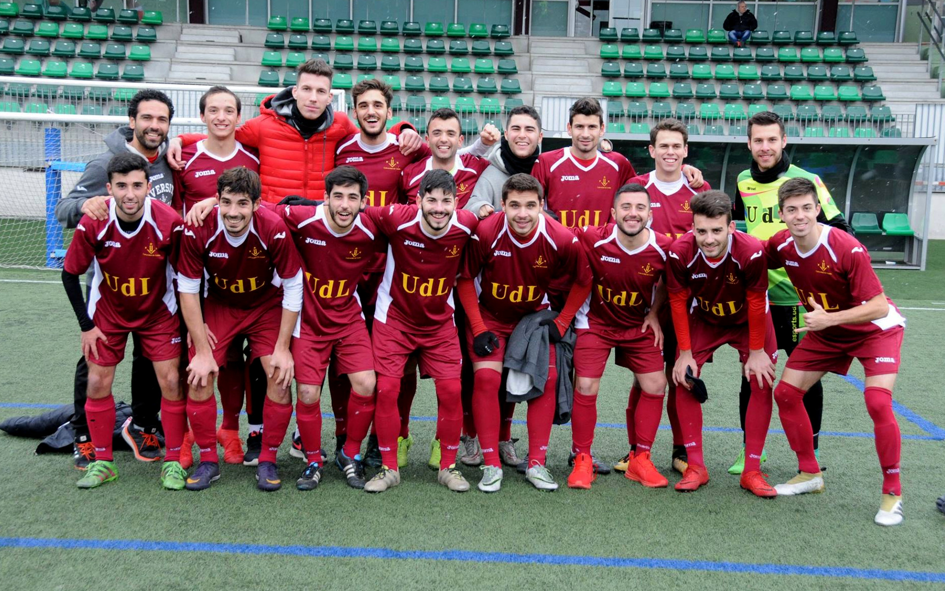 L'equip de futbol 11 masculí / Foto: Esports UdL