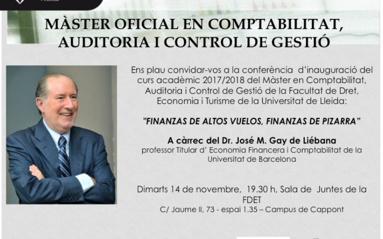 Finanzas de altos vuelos, finanzas de pizarra, amb JM Gay de Liébana