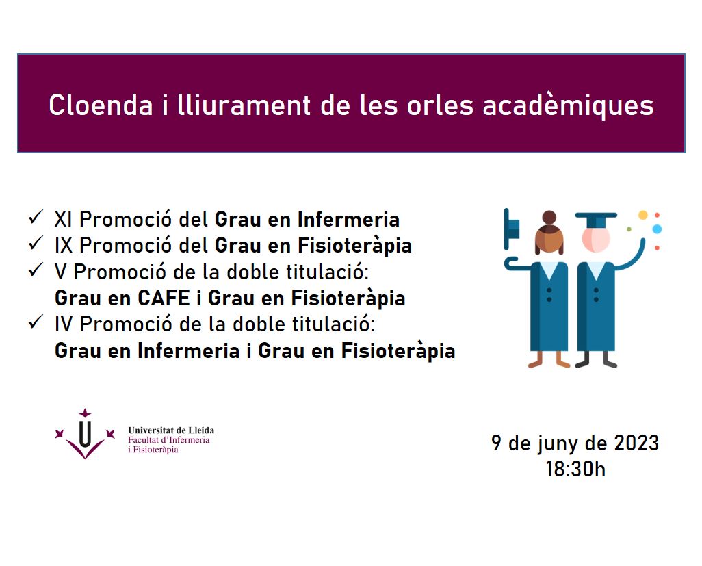 Orles de la Facultat d'Infermeria i Fisioteràpia Orles de la Facultat d'Infermeria i Fisioteràpia