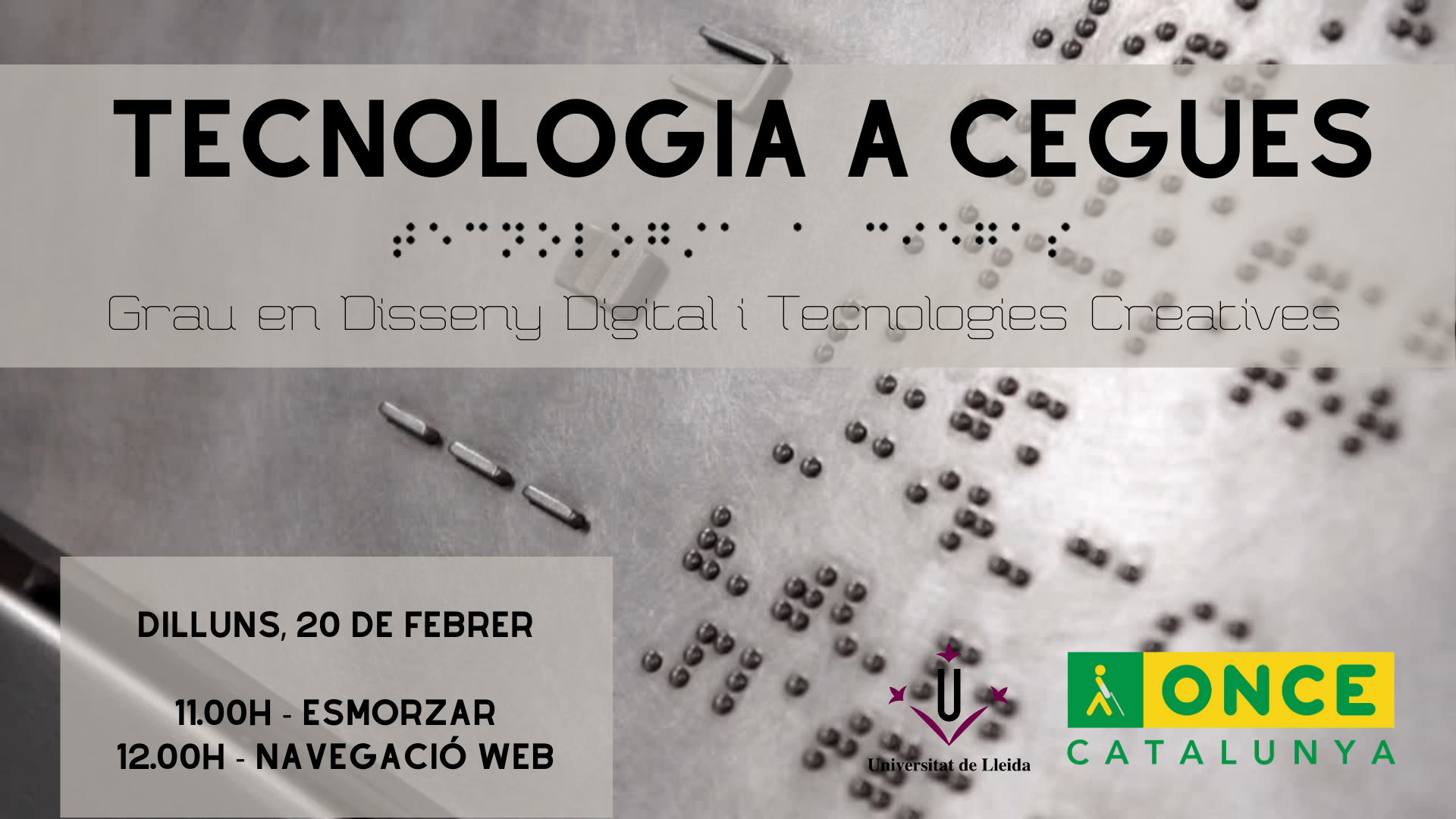 Tecnologia a cegues Tecnologia a cegues