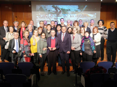 Homenatge del Col·legi de Metges a l'exrector de la UdL Joan Viñas