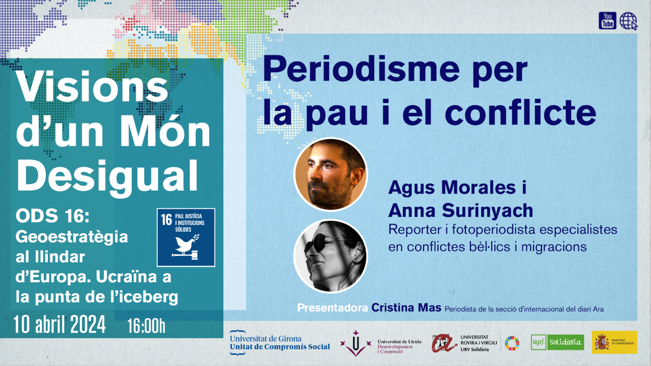 8es Jornades en streaming Visions d'un món desigual 8es Jornades en streaming Visions d'un món desigual