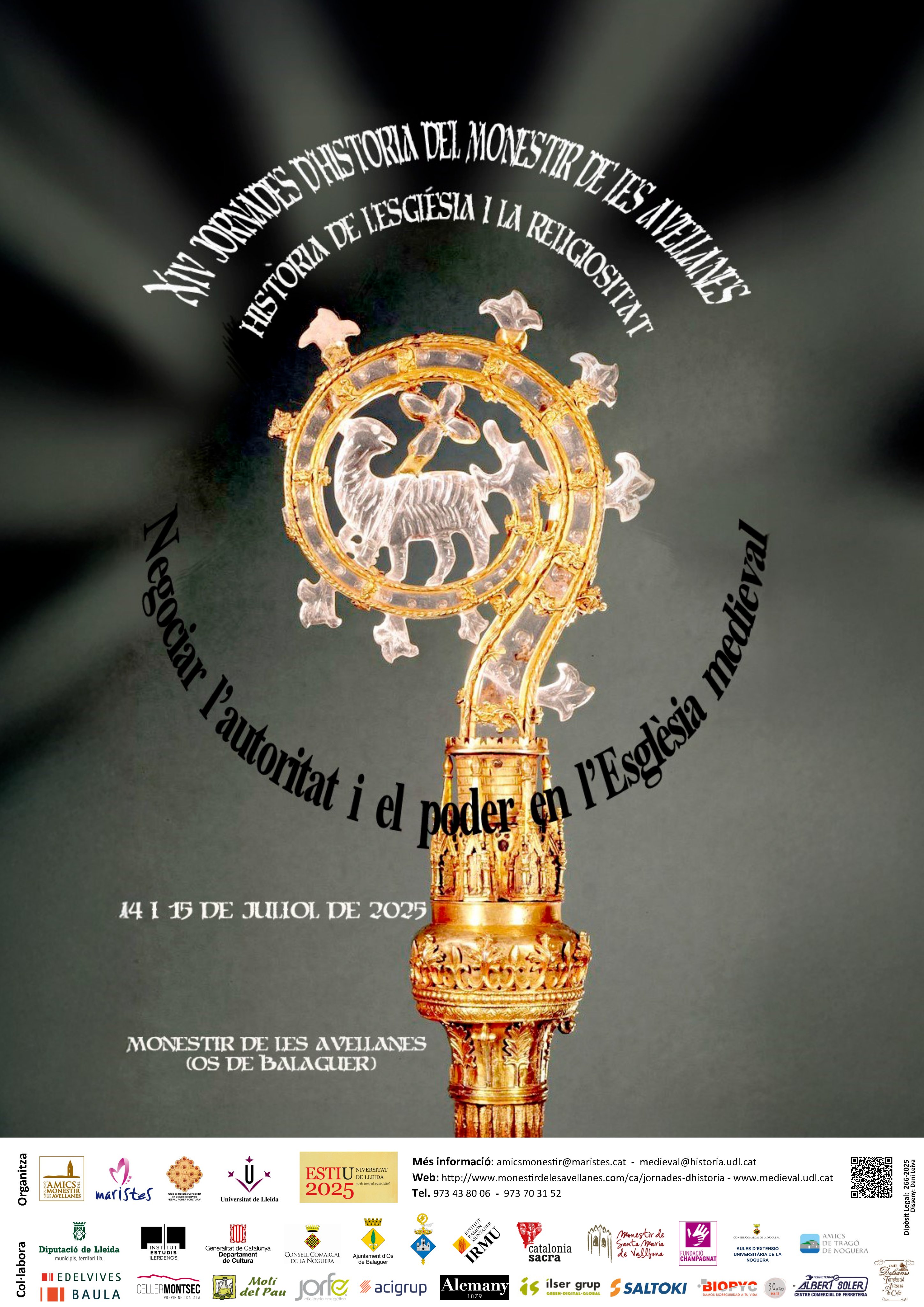 14es Jornades d'Història del Monestir de les Avellanes 14es Jornades d'Història del Monestir de les Avellanes