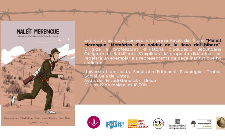 Presentació del llibre: Maleït Merengue. Memòries d'un soldat de la lleva del biberó