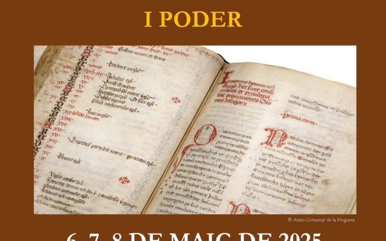 28a edició de la Càtedra d’Estudis Medievals Comtat d’Urgell: Memòria, escriptura i poder