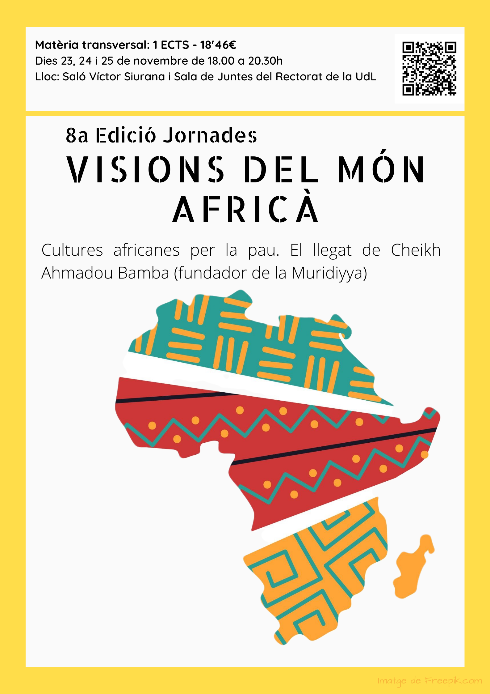 8a Edició Visions del Món Desigual Cultures africanes per la Pau