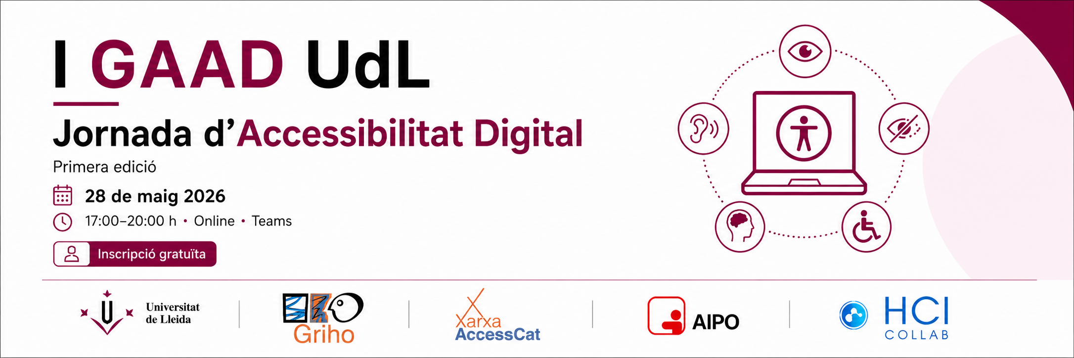 1a Jornada d'Accessibilitat Digital de la UdL