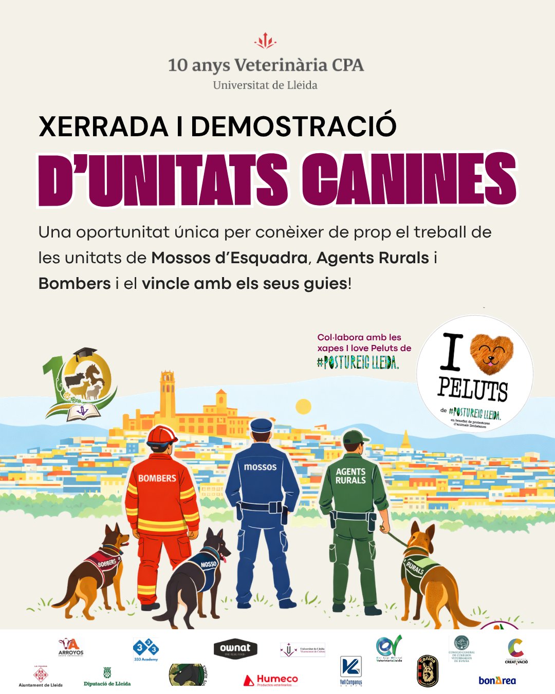 Xerrada i demostració d'unitats canines
