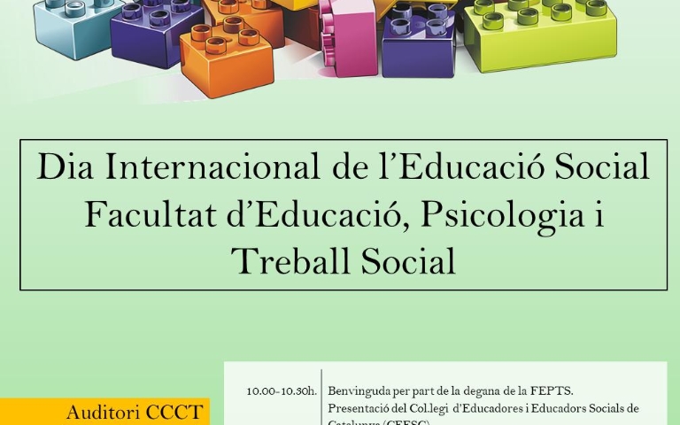 Celebració del Dia Internacional de l'Educació Social