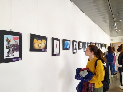 Exposició d'Humoràlia: Dones en moviment / Foto: Coordinadora d’ONGD i altres Moviments Solidaris