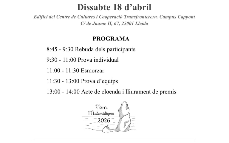Fem Matemàtiques 2026