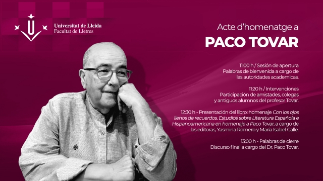 Homenatge a Paco Tovar