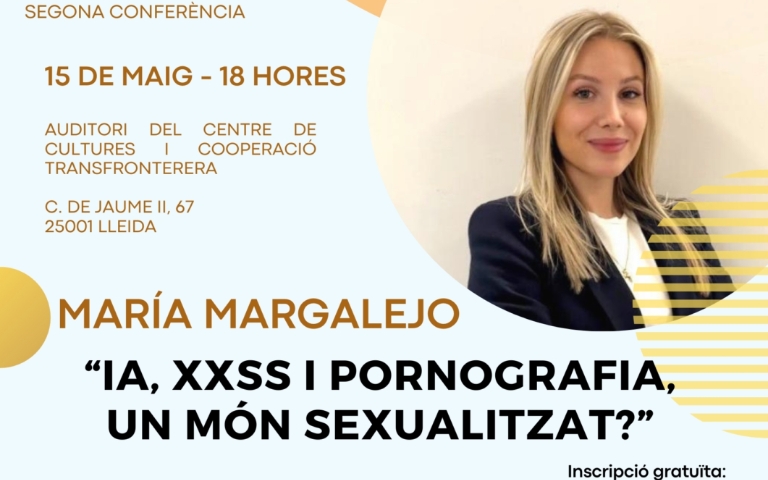 Conferència: IA, XXSS i pornografia, un món sexualitzat?