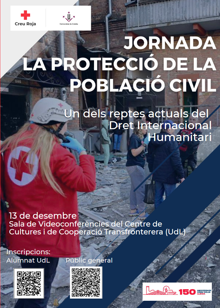 Jornada La protecció de la població civil: un dels reptes actual del Dret Internacional Humanitari