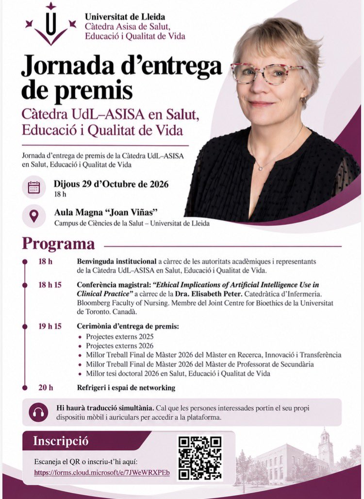 Lliurament de Premis de la Càtedra UdL-ASISA