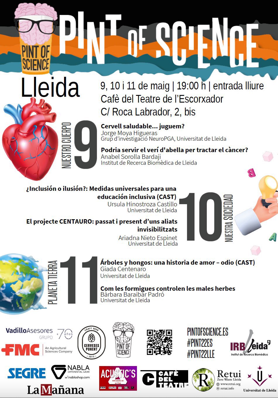 Pint of Science Lleida 2022 Pint of Science Lleida 2022