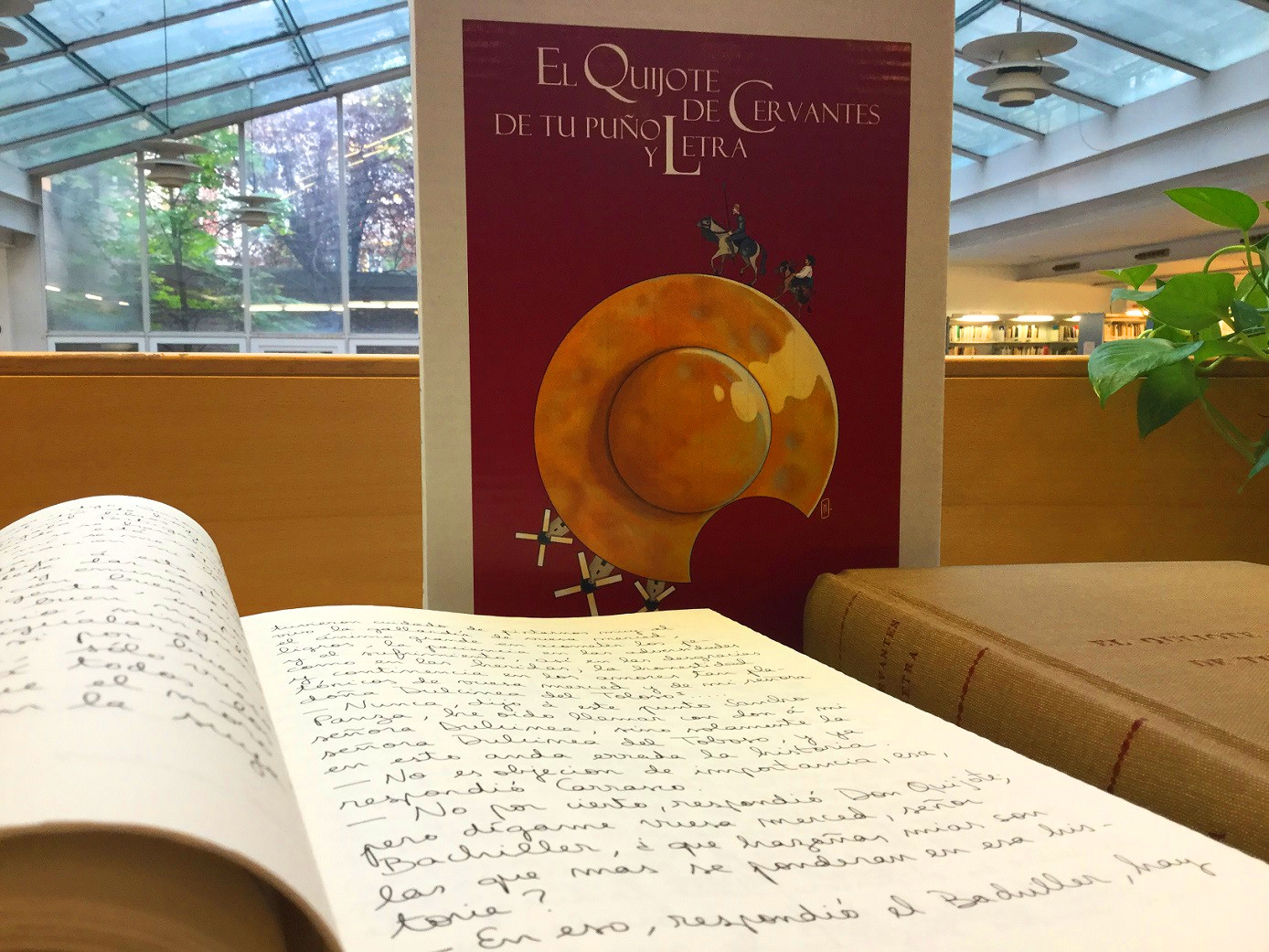 Exposició: El Quijote de tu puño y letra