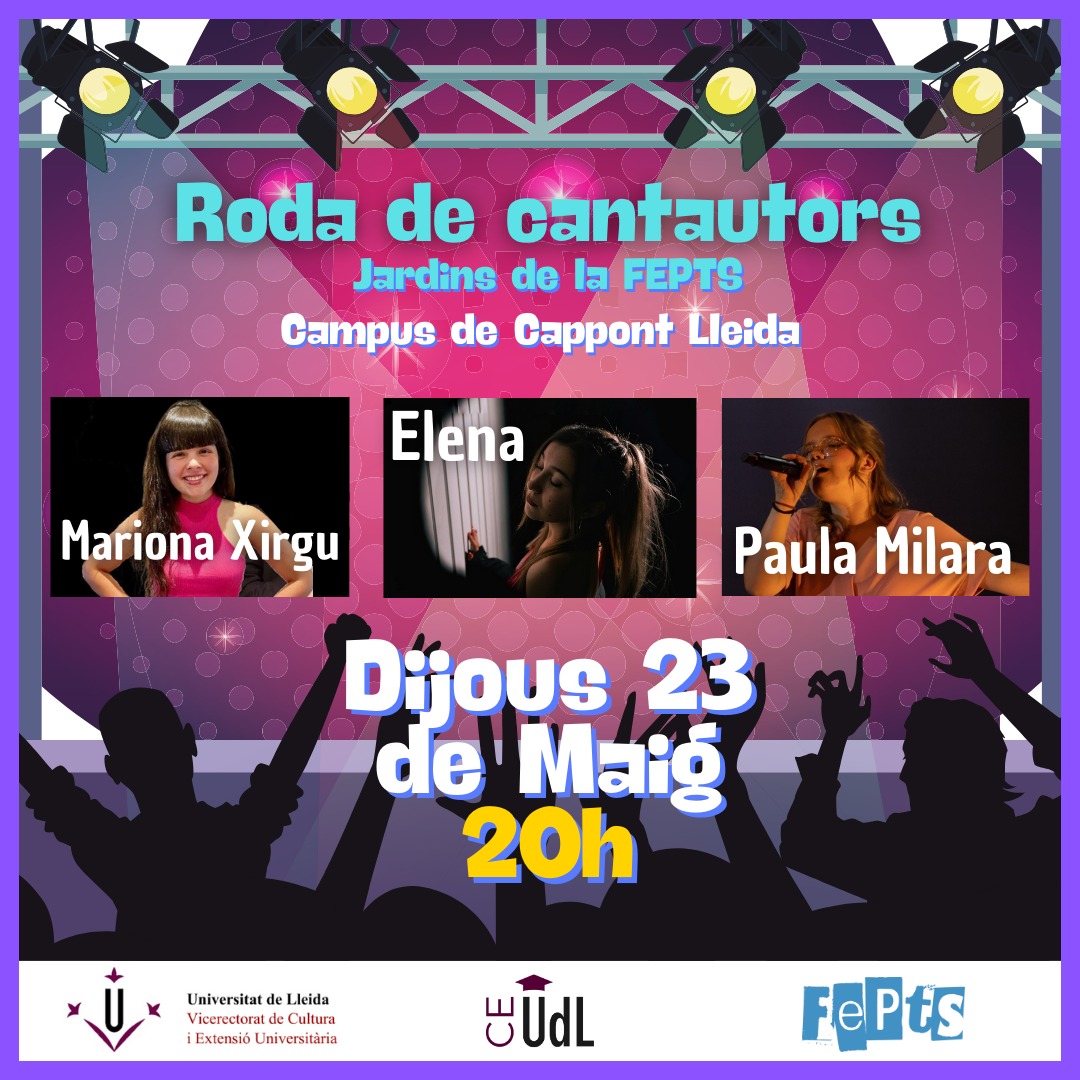 Concert: Roda de cantautors amb alumnat de la UdL