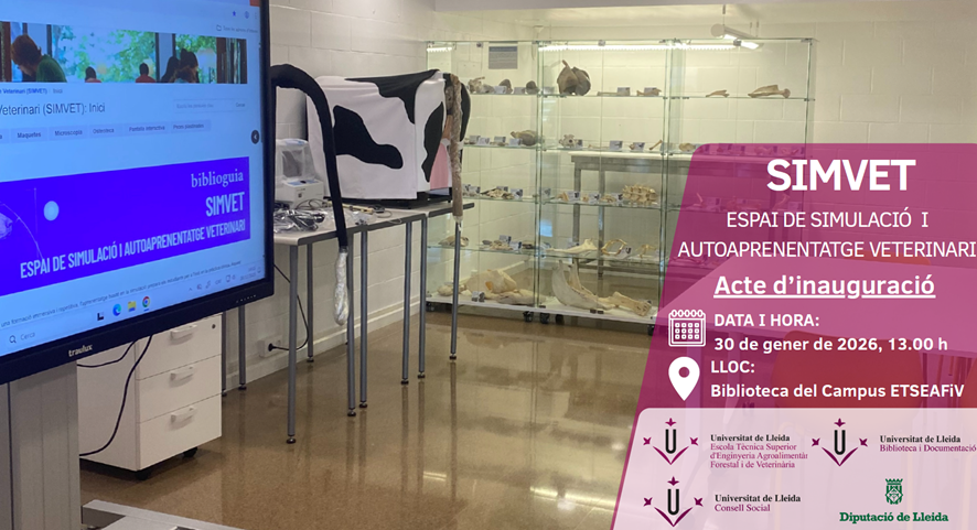 Inauguració de l'espai de simulació i autoaprenentatge veterinari (SIMVET)