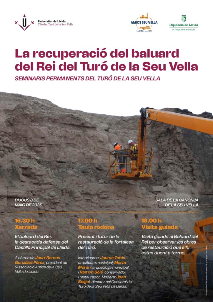 Seminari: La recuperació del baluard del Turó de la Seu Vella Seminari: La recuperació del baluard del Turó de la Seu Vella