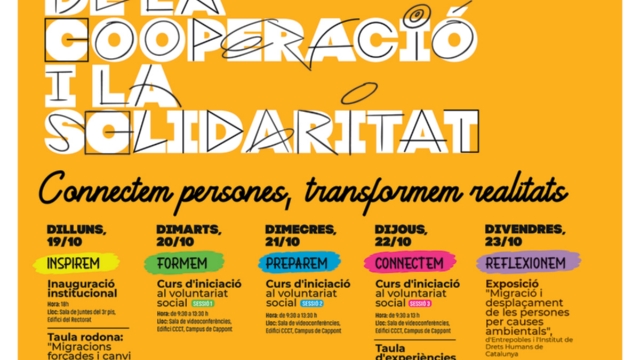 1a Setmana de la Cooperació i la Solidaritat