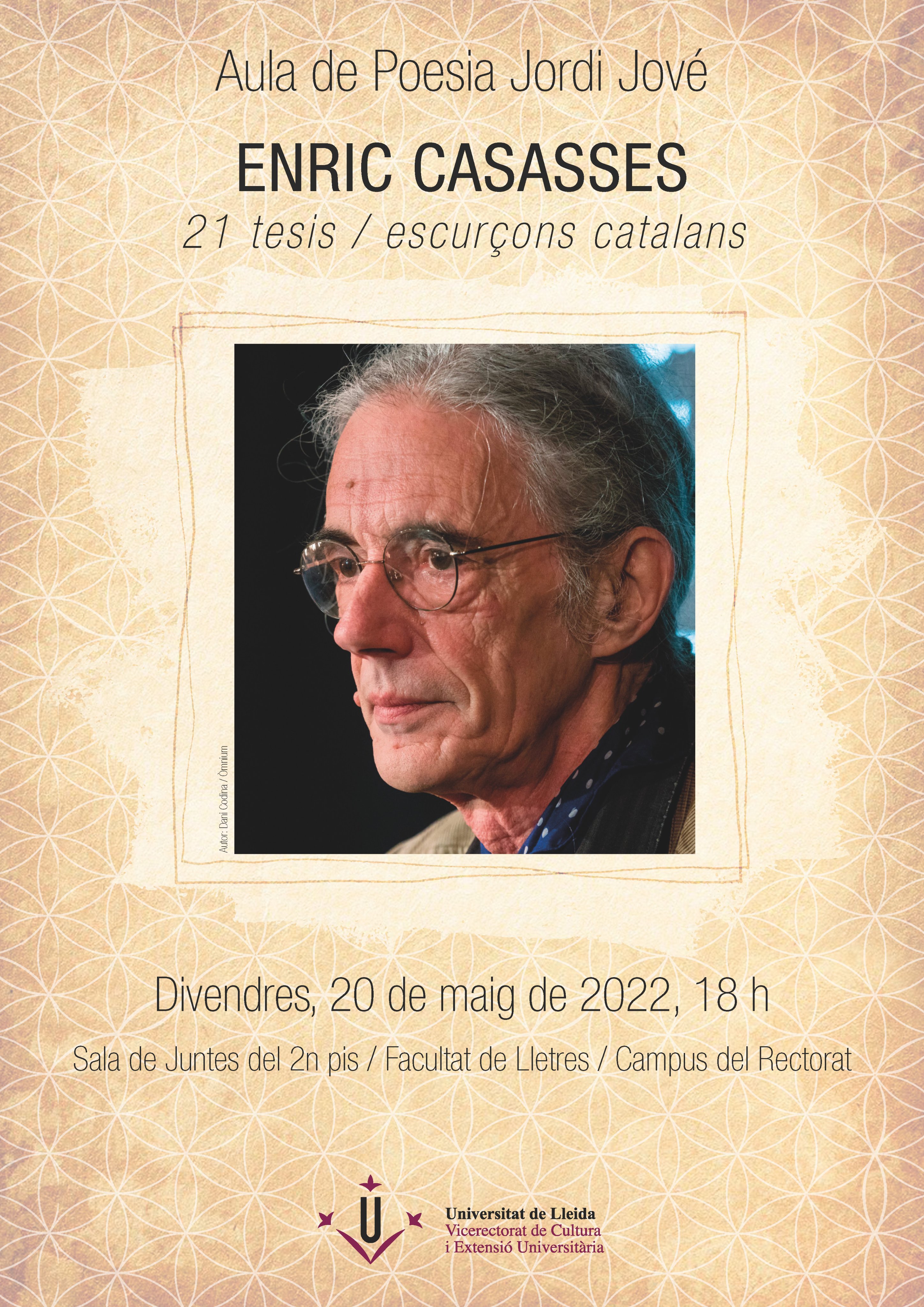 Presentació a la UdL de: 1 tesis / escurçons catalans, d'Enric Casasses