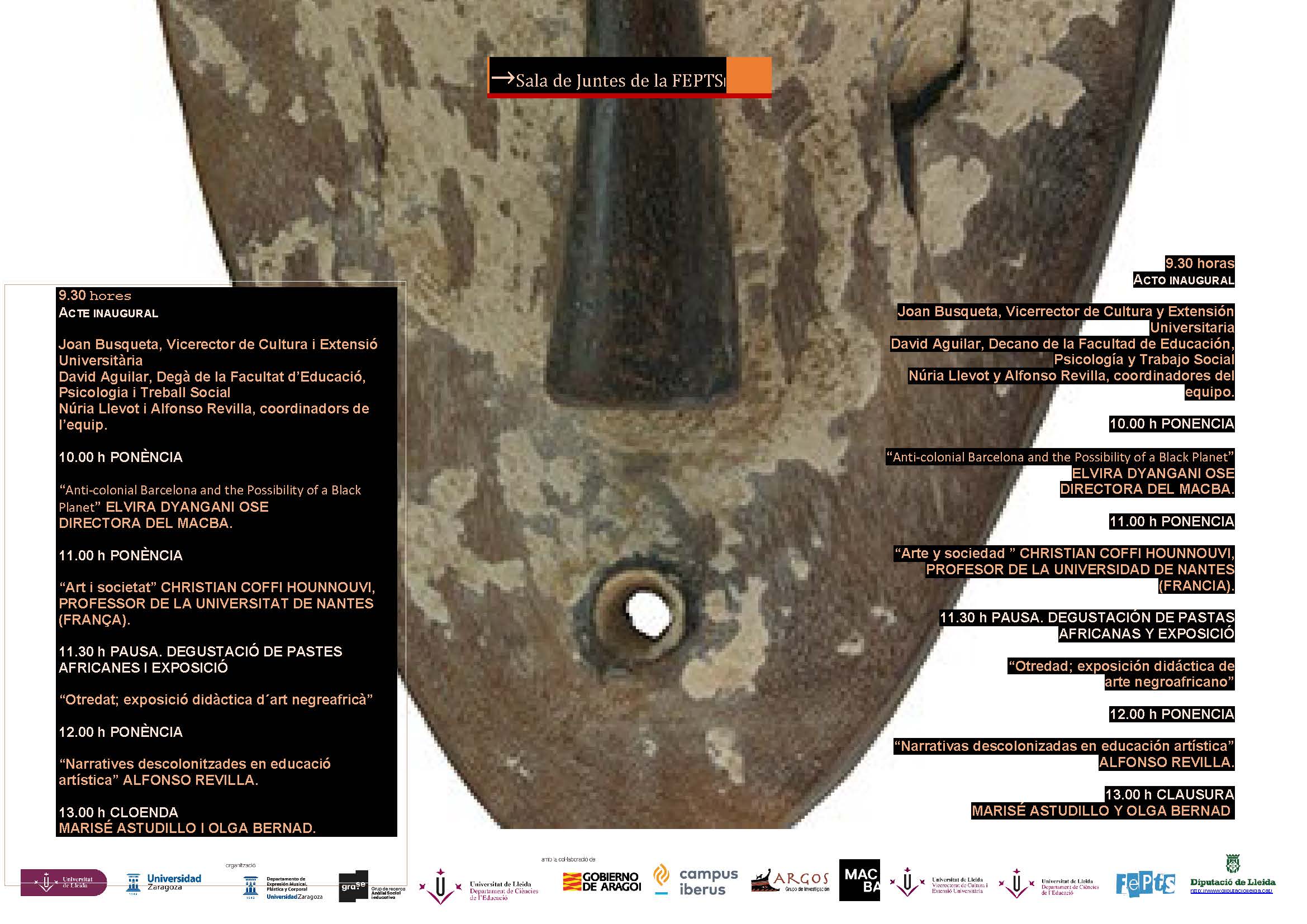 10è Seminari Art Contemporani Africà i Educació. Estètica del compromís social