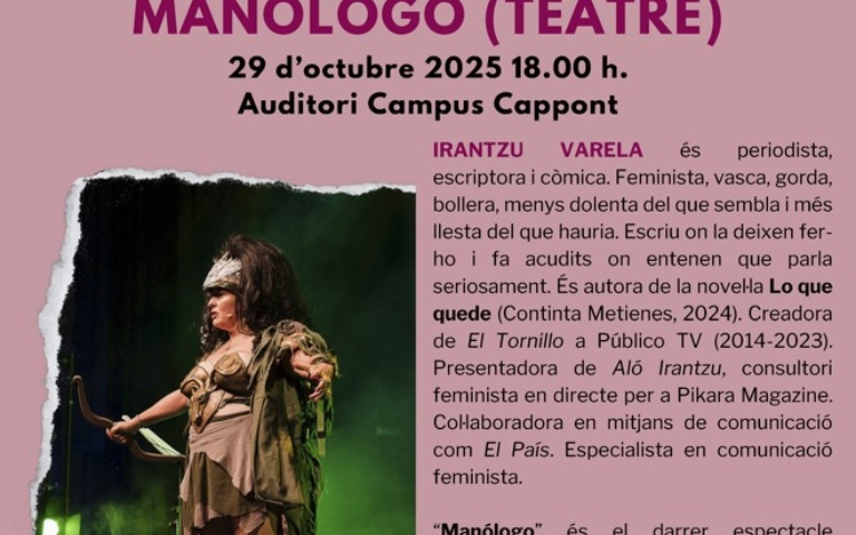 Monòleg teatralitzat: Manólogo