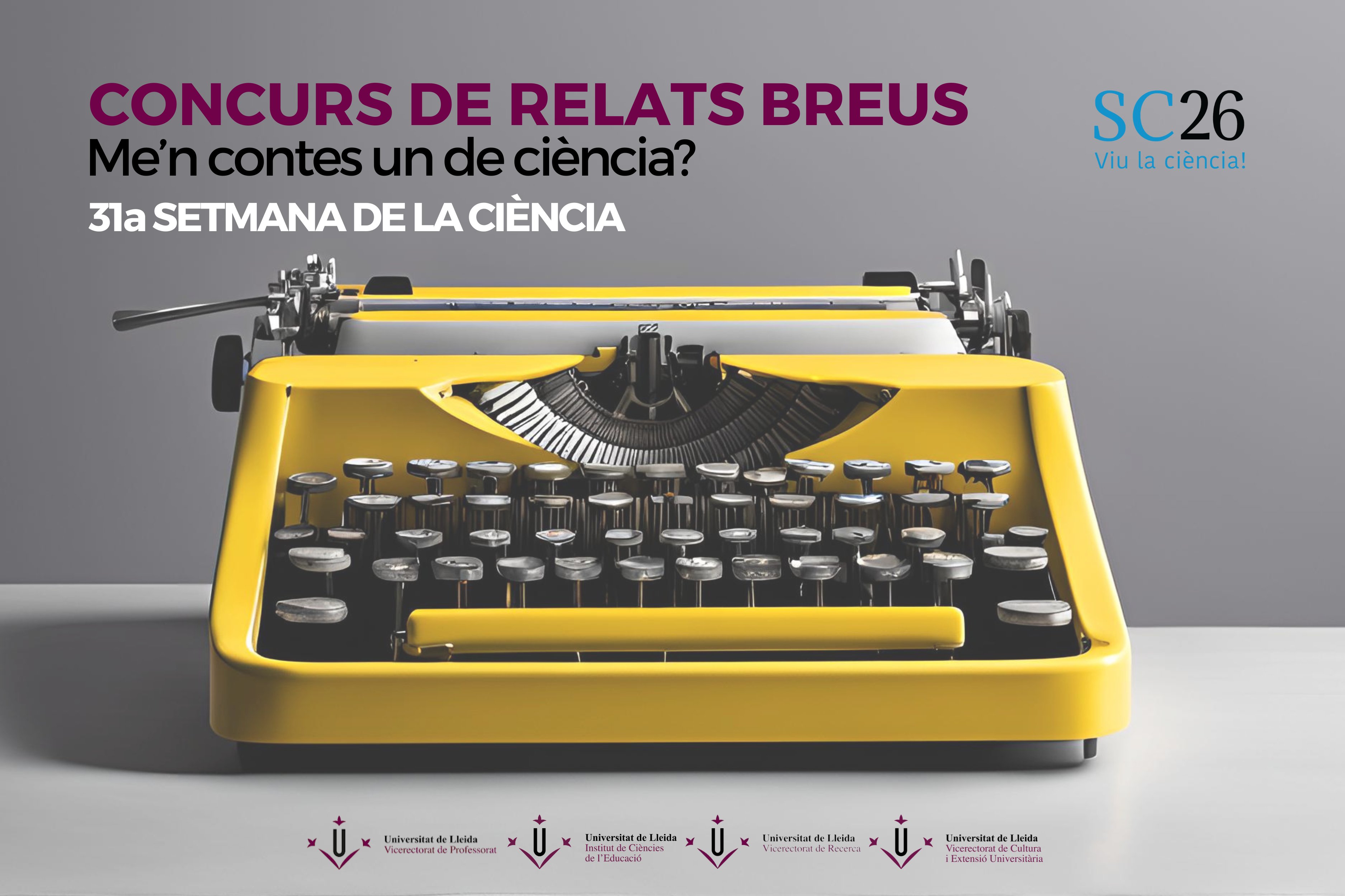 13è Concurs de relats breus: Me’n contes un de ciència?