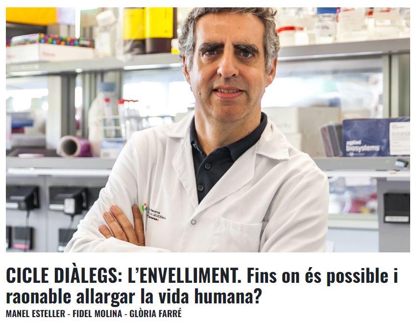 Cicle Diàlegs: L’envelliment. Fins on és possible i raonable allargar la vida humana? Cicle Diàlegs: L’envelliment. Fins on és possible i raonable allargar la vida humana?