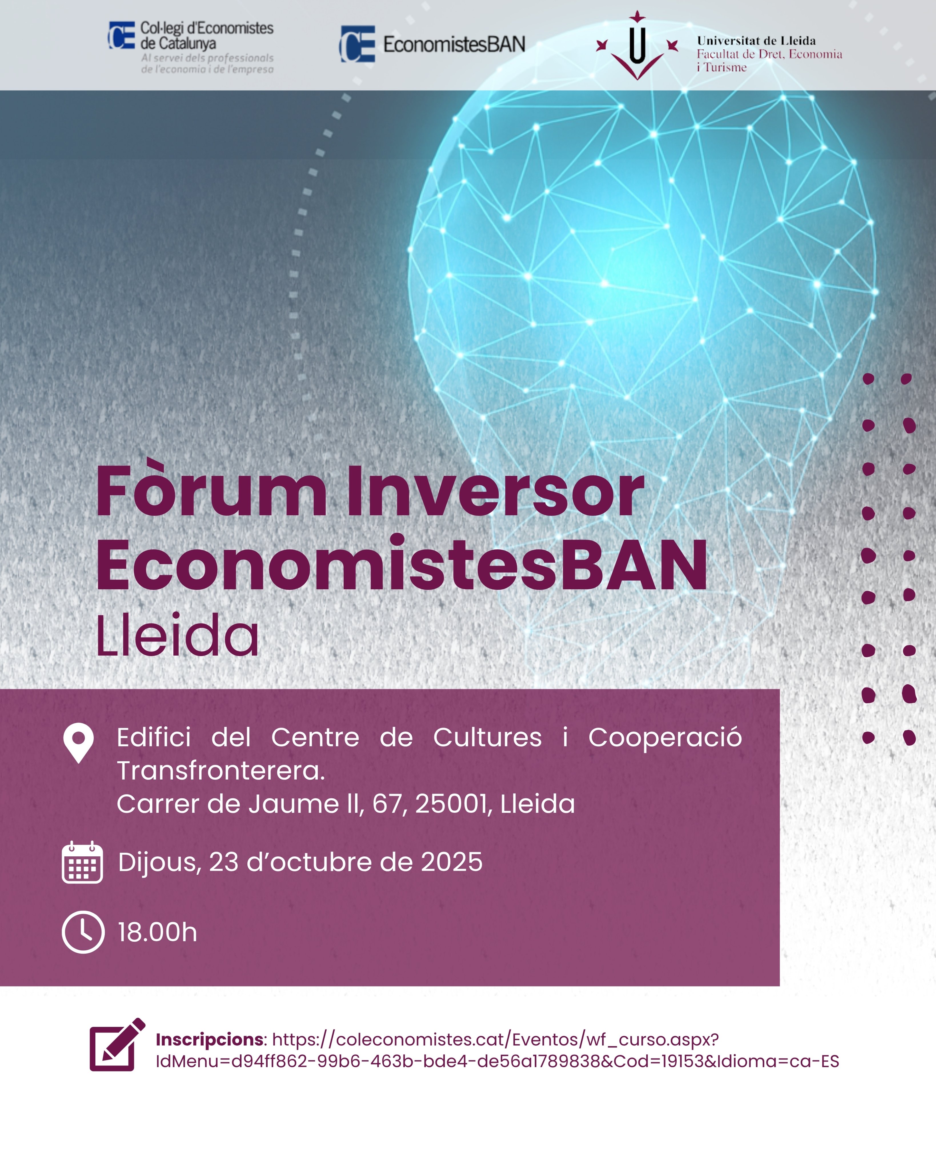 Fòrum Inversor EconomistesBAN 2025 Fòrum Inversor EconomistesBAN 2025