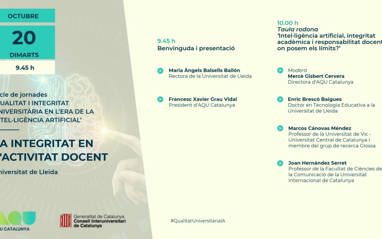 Jornada: La integritat en l'activitat docent