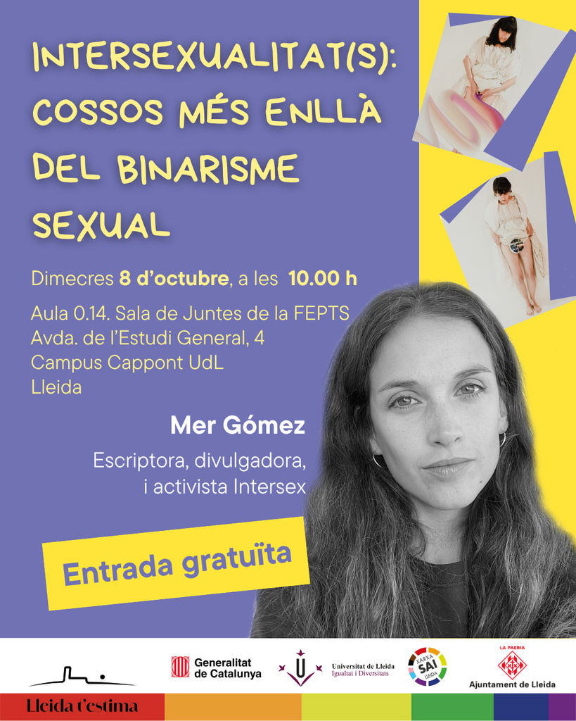 Jornada Intersexualitat(s): cossos més enllà del binarisme sexual
