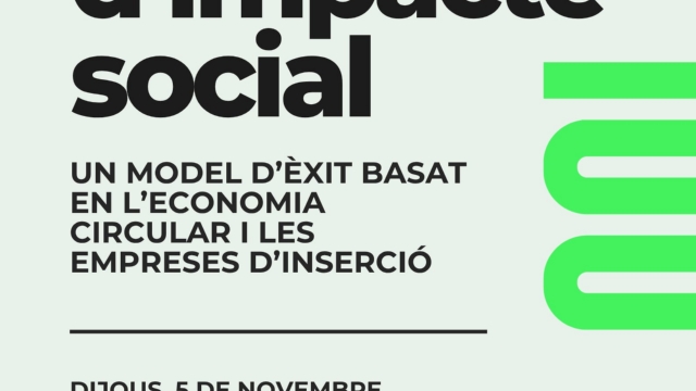 Jornada 20 anys d’impacte social: Un model d'èxit basat en l'economia circular i les empreses d'inserció