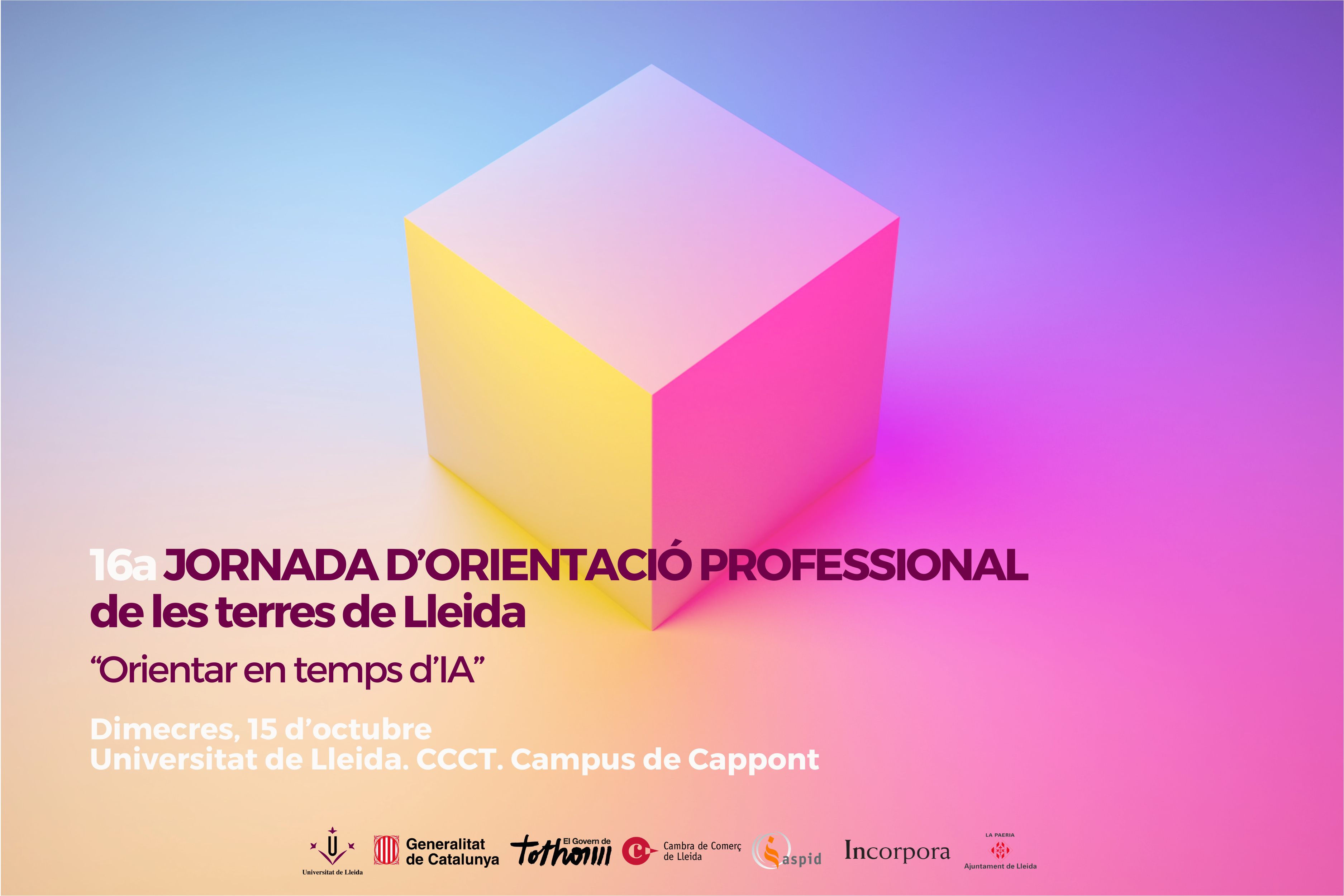 16a Jornada d'Orientació Professional a les Terres de Lleida