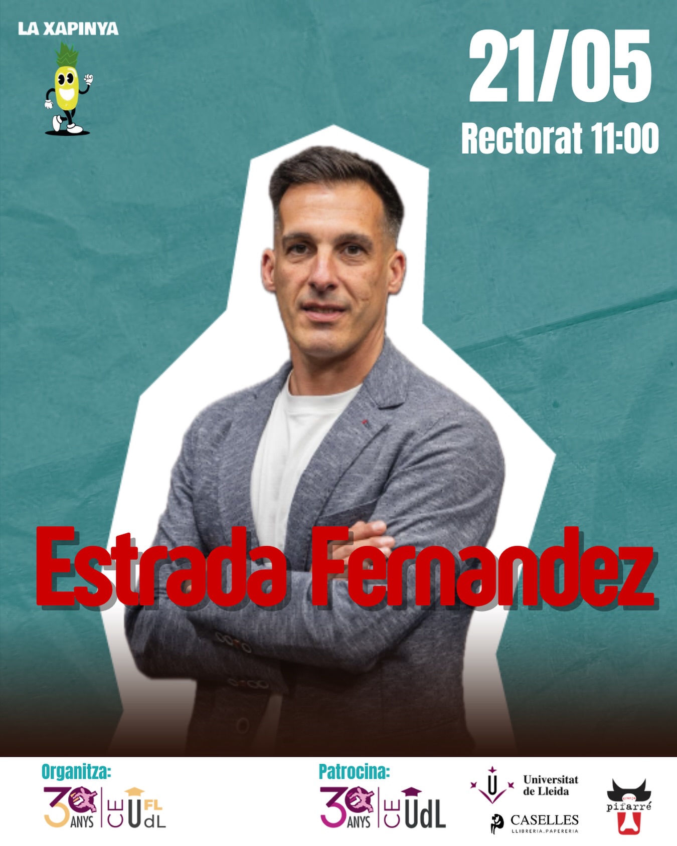 Pòdcast La Xapinya, amb Xavier Estrada (polític i ex-àrbitre) com a convidat.