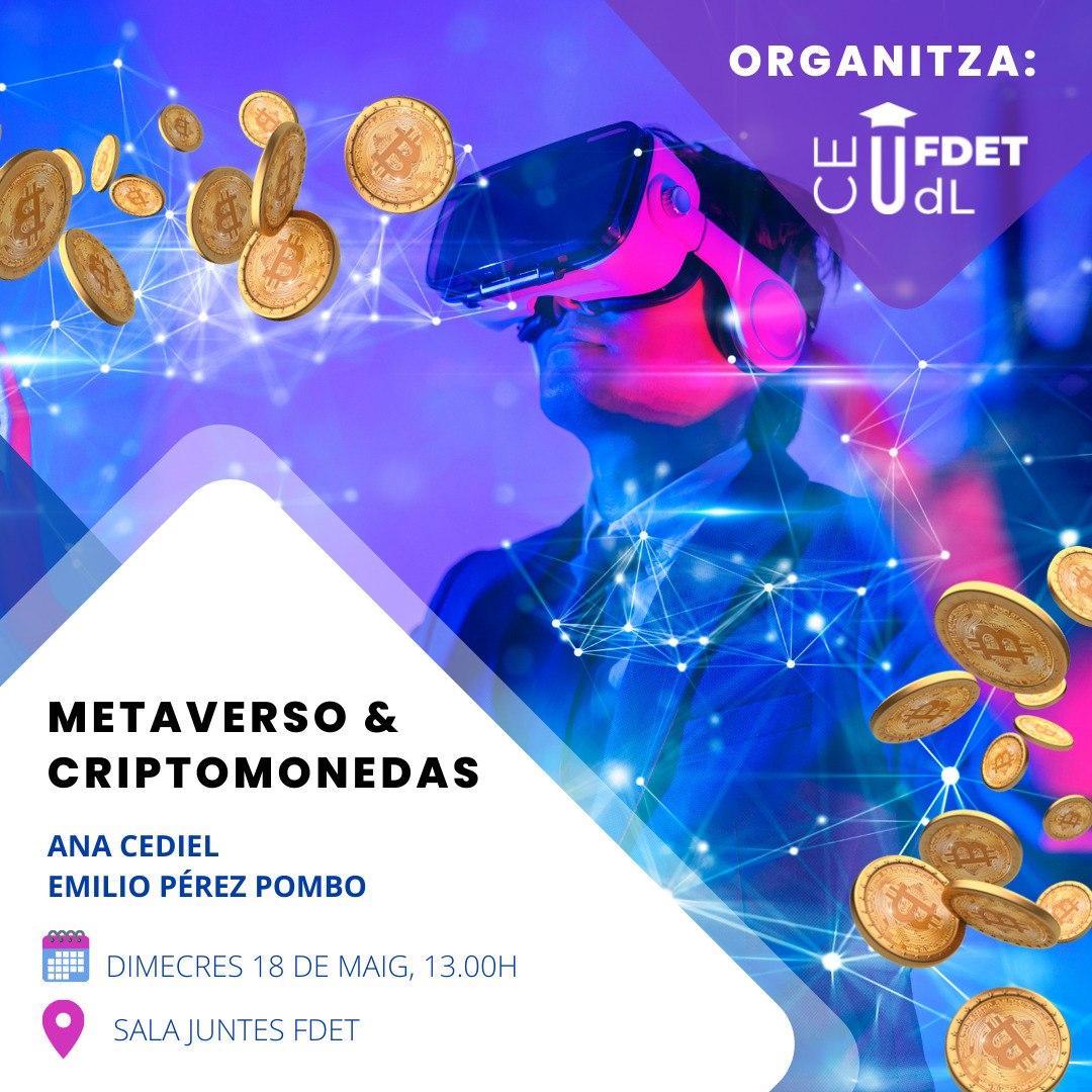 Conferència sobre criptomonedes i metavers Conferència sobre criptomonedes i metavers