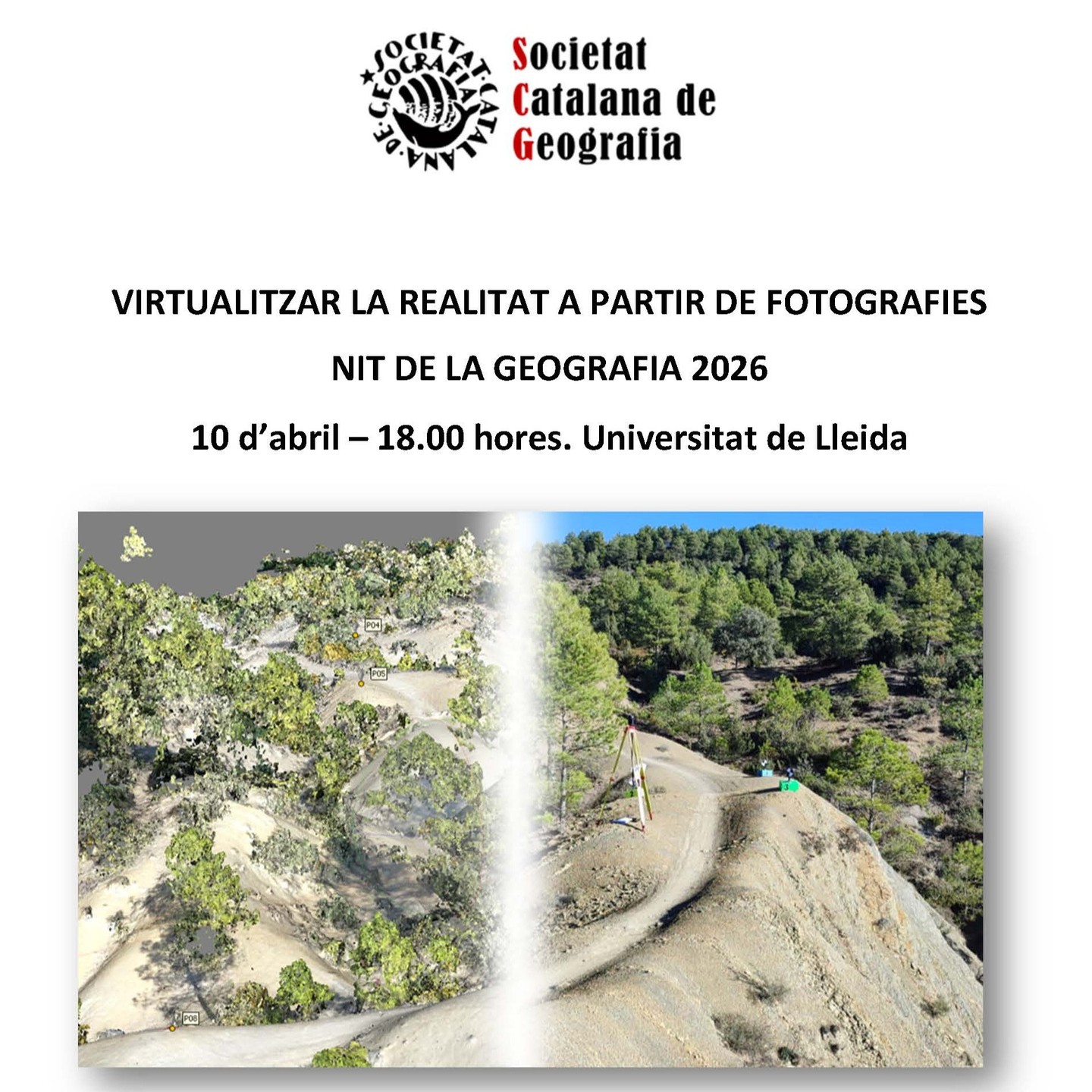 Nit de la Geografia 2026: Virtualitzar la realitat a partir de fotografies