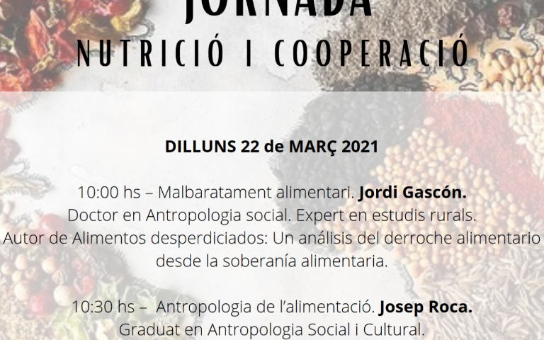 Conferència: Malbaratament alimentari