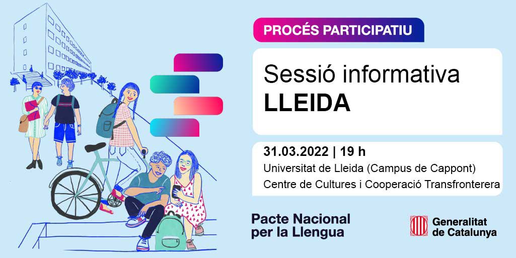 Fase informativa del procés participatiu del Pacte Nacional per la Llengua Fase informativa del procés participatiu del Pacte Nacional per la Llengua